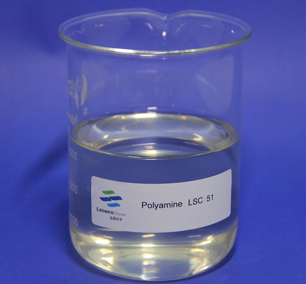 50 Polyamine Flocculant Light Yellow Viscous Liquid Ph 57 Epichlorohydrin