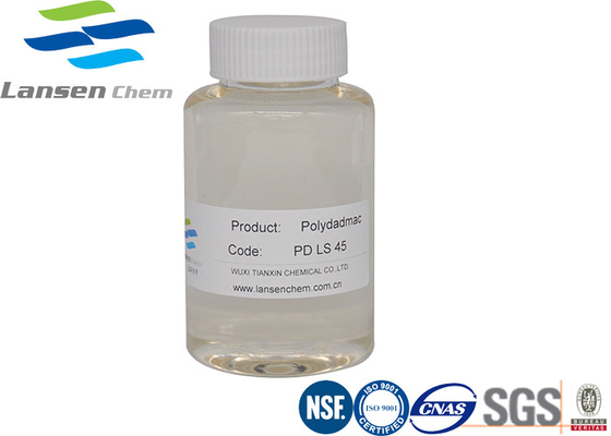 Fixing Agent In Textile Colorless Solid content 39%-41% Industries Polydadmac Coagulant