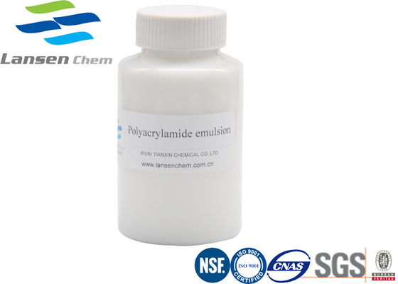 White Iron Steel  CAS 9003-05-8 Anionic Polyacrylamide Emulsion