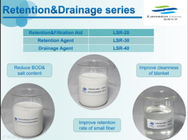 LSR-20 Retention And Drainage Aid In Papermaking Viscosity ≤600 Highsolid Content