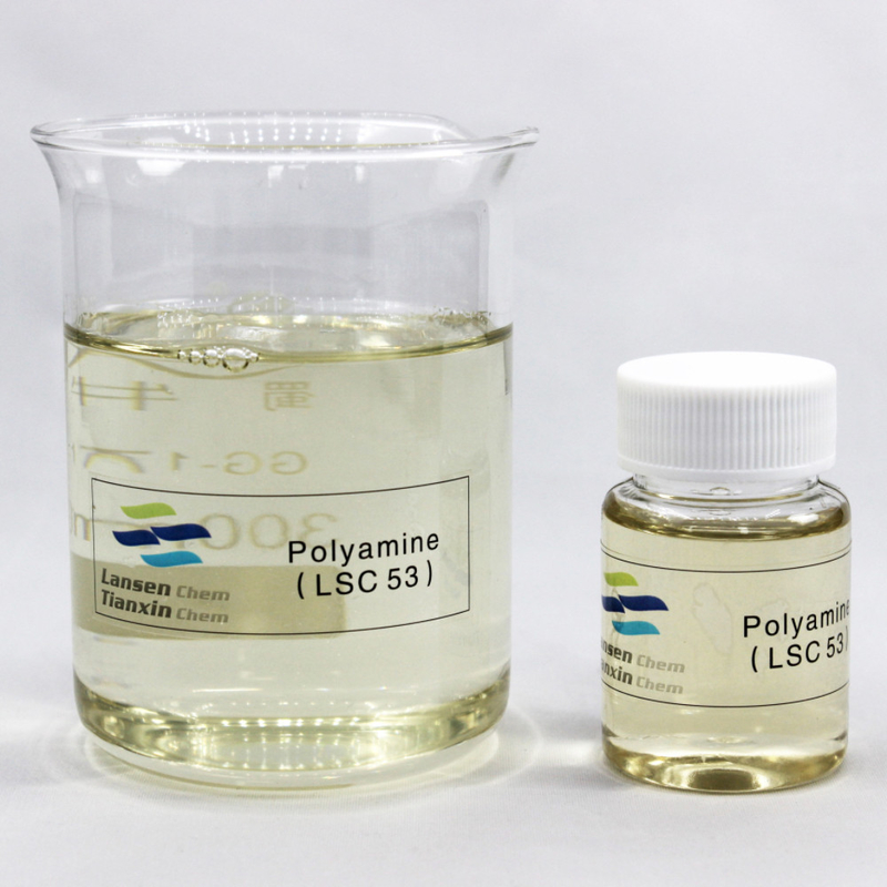 Colorless  Paper Making Polyamine Flocculant  Cationic Polymer LSC 51 - 55 PH 5 - 7