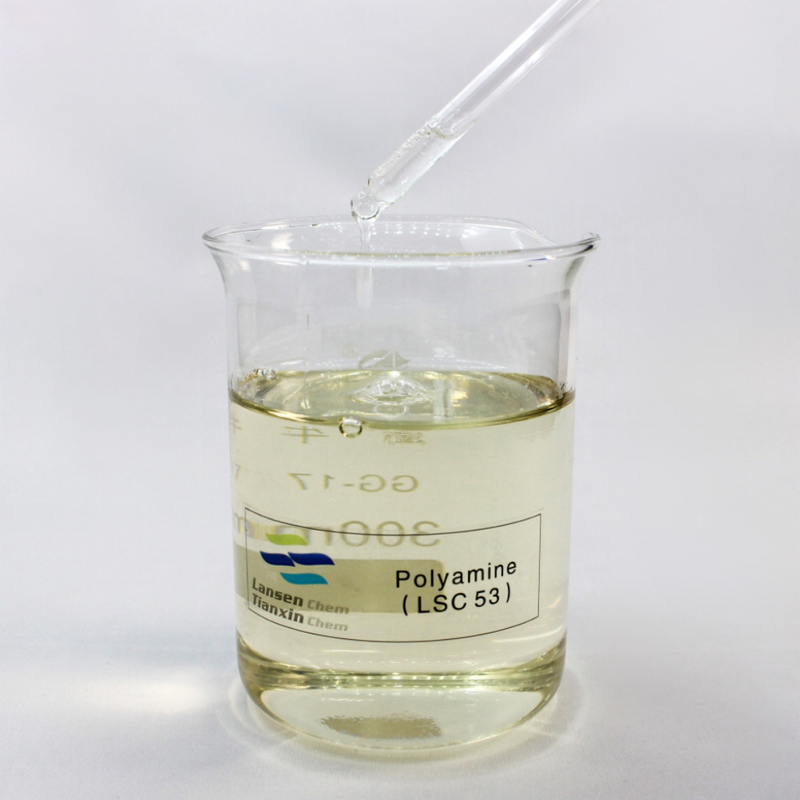 Preconcentration and dewatering of sludge in municipal sewage treatment plant Polyamine water treatment chemicals