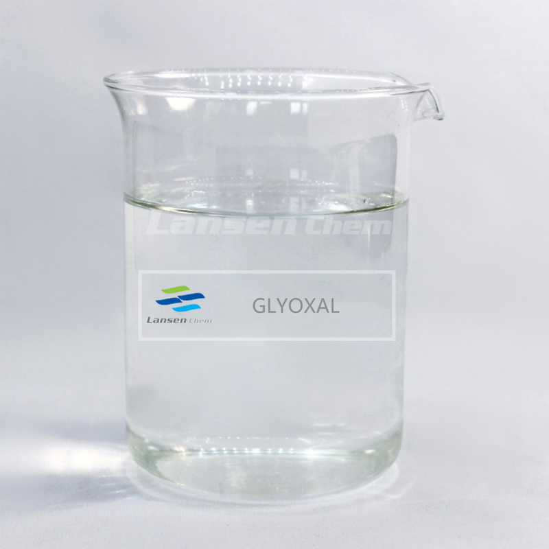 Fiber Treatment Agent Glyoxal 40% For Textile Industry Organic Synthetic Pressing Finishing Agent