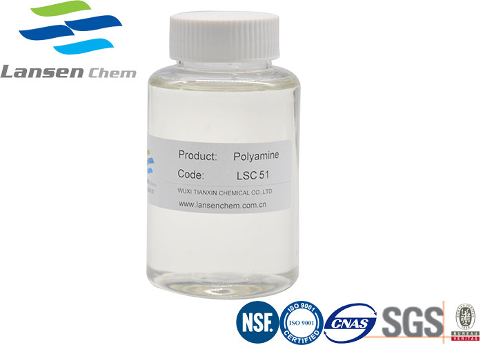 42751-79-1 Liquid Cationic Polyamine Flocculant Waste Water Treatment Organic Flocculant