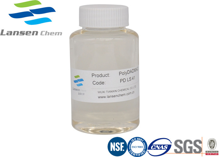 Fungicide Polydadmac Coagulant Water Treatment Chemical PH 5.0-8.0 Organics Removal