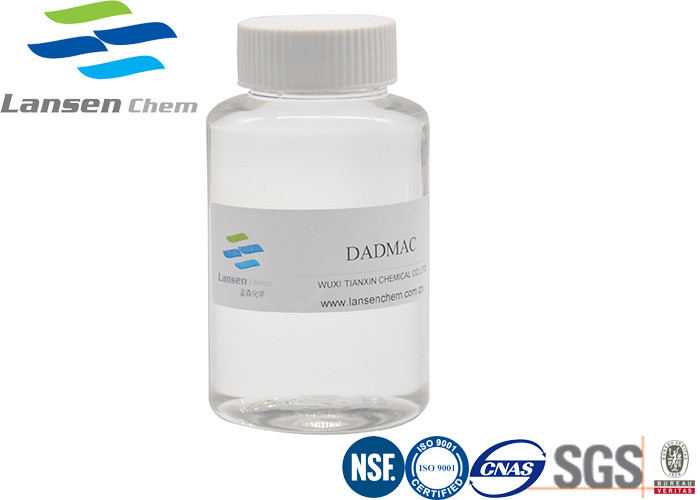 DADMAC Chemical Waste Sewage Water Treatment Finishing Auxiliaries For Textile Paper Making Additives