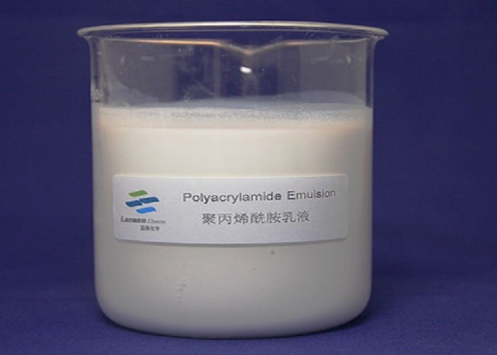 Cas 9003-05-8 Polyacrylamide Emulsion Treatment Of Wastewater Bulk viscosity 500-2000 AE8030/CE6140