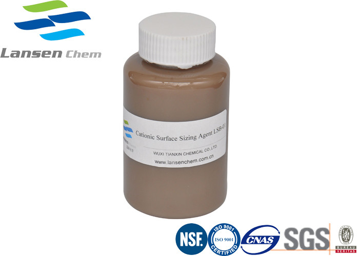 Paper Cationic SAE Surface Sizing Agent Specific Gravity 1-1.03 Storage 4- 30℃