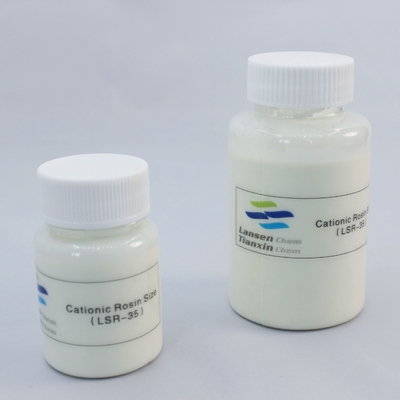 Chemical Cationic Rosin White Emulsion 50 MPa.S Good Solubility