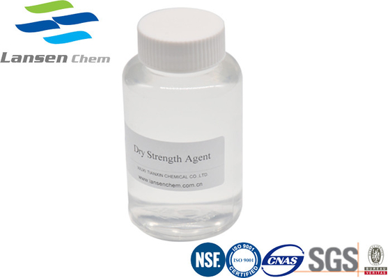 Industrial Transparent Dry Strength Agent Amphoteric LSD-15 / LSD-20 4 - 25℃