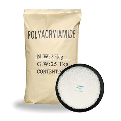 Polyacrylamide PAM Powder for Sludge Treatment and Water Clarification in 25kg Kraft Paper Bags with 24 Months Shelf Life
