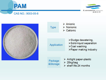 High Efficiency Polyacrylamide PAM Water Soluble Polymers Good Flocculation Sewage Treatment