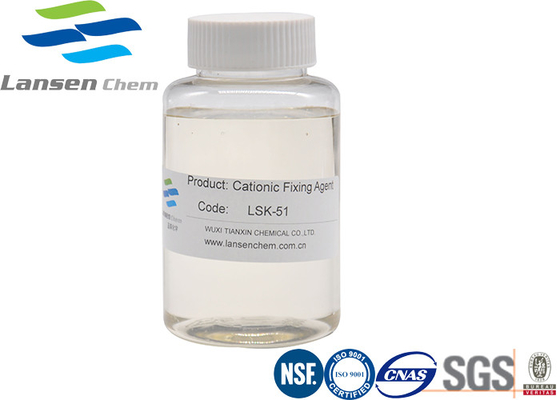 Cationic Dye Fixing Agent Light Color Sticky Liquid Quaternary Ammonium Cationic Polymer