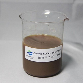 Quaternary Ammonium Salt Cationic Surface Sizing Agent Cardboard Papermaking PH 2-4 Storage